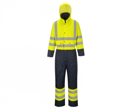 portwest s485yl gallery1 class3 hi vis coveralls