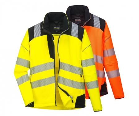 portwest t402or group vision hi vis softshell jacket portwest t402or group vision hi vis softshell jacket