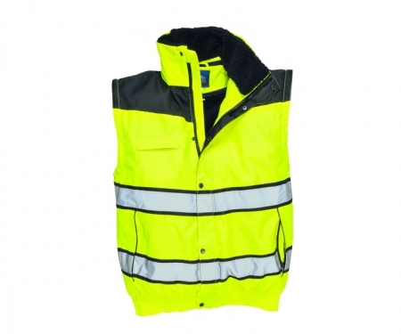 portwest uc466yl gallery2 hi vis classic bomber jacket portwest uc466yl gallery2 hi vis classic bomber jacket