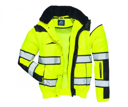 portwest uc466yl hi vis classic bomber jacket portwest uc466yl hi vis classic bomber jacket