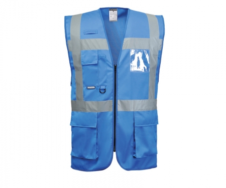 portwest uf476ryl iona safety vest reflective