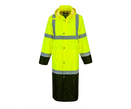 portwest uh446 gallery1 hi vis contast raincoat