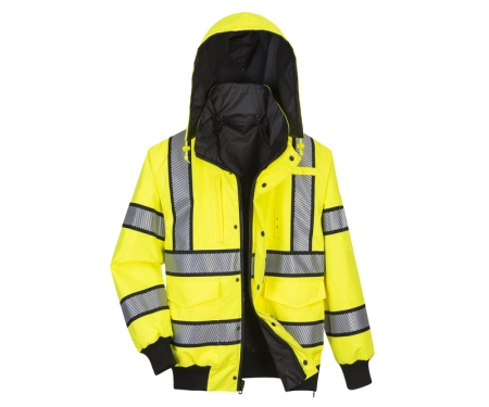 portwest uh449 gallery1 hi vis bomber jacket reversible portwest uh449 gallery1 hi vis bomber jacket reversible