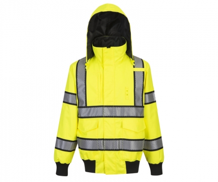 portwest uh449 hi vis bomber jacket reversible portwest uh449 hi vis bomber jacket reversible