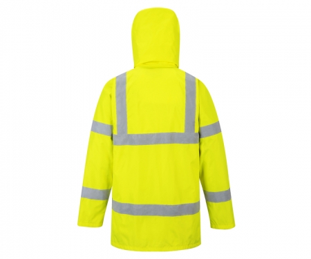 portwest us160yl gallery1 lightweight hi vis safety jacket