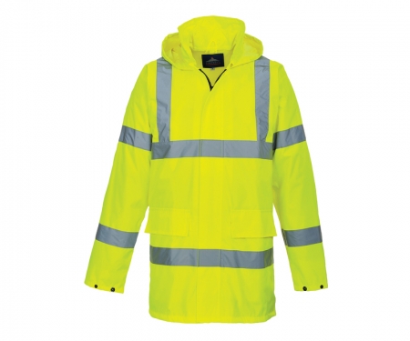portwest us160yl lightweight hi vis safety jacket