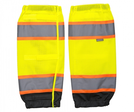 portwest us389 gaiters hi vis two tone