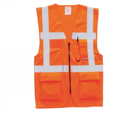 portwest us476or hi vis executive safety vest portwest us476or hi vis executive safety vest