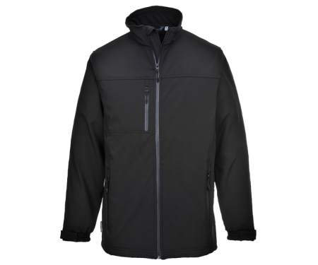 portwest utk50bk water resistant softshell jacket