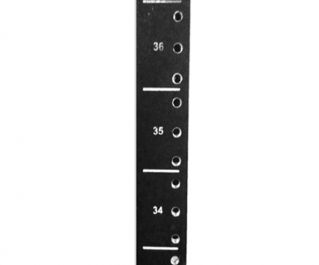 Quest aluminum 2-Post open rack post