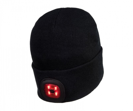 Rechargeable Twin Led Beanie Black 2 Rechargeable Twin Led Beanie Black 2