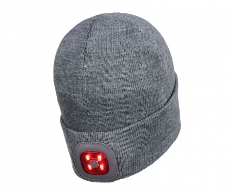 Rechargeable Twin Led Beanie Gray 2 Rechargeable Twin Led Beanie Gray 2