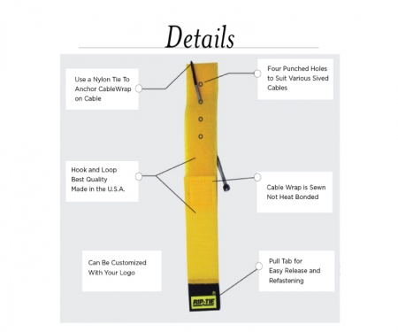 Rip Tie strap details