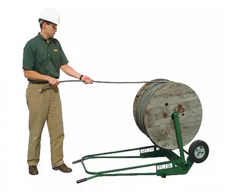 Spool mac reel transporter being used