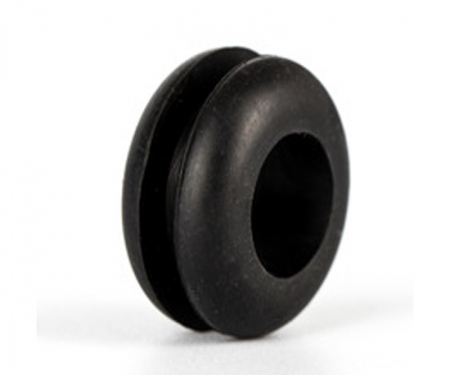 3/4in Diameter Black Rubber Grommet for 1/4in Thick Panels - Black