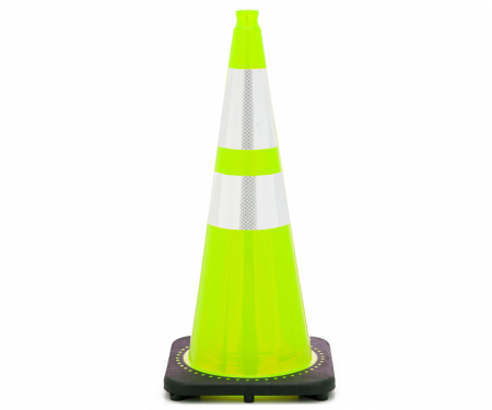 Traffic Cones  Green & Orange Road Safety Cones