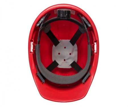 Safety Pro Vented Hard Hat Red