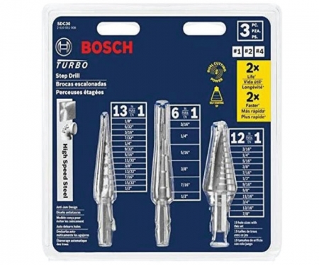 Step drill bit set cheap