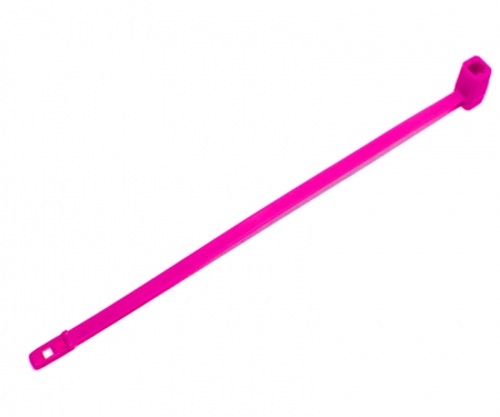 security loop tie fluorescent pink