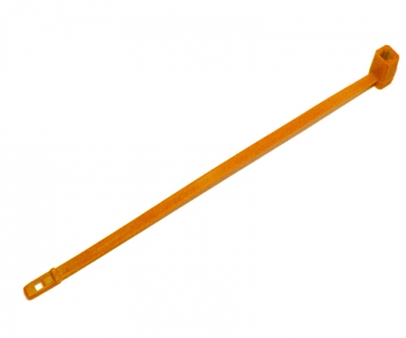 security loop zip tie in orange color security loop zip tie in orange color