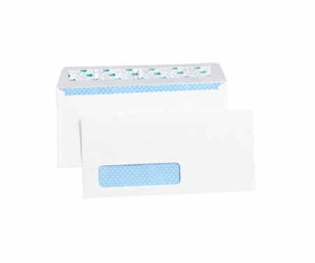Pack Kontrol Plain Self-Seal Business Envelopes with Security Tint - 4ᅠ1/8 Pack Kontrol Plain Self-Seal Business Envelopes with Security Tint - 4ᅠ1/8
