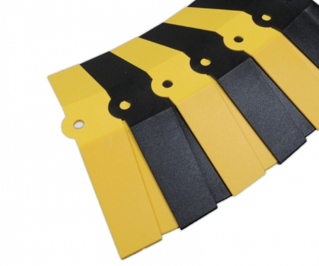 Safety yellow and black bendable Sidewinder