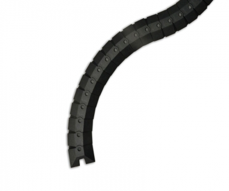 Small size of black Siderwinder cord protector