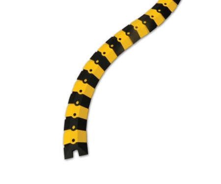 Small safety stripe Sidewinder floor cord cover