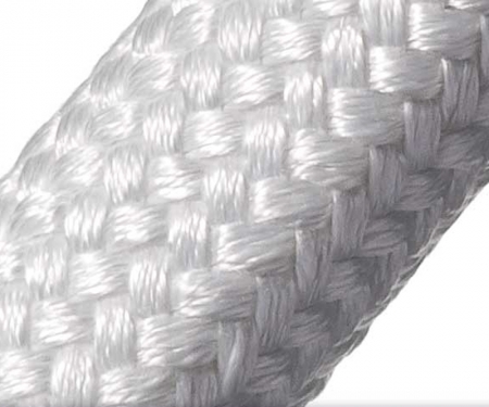 silica braided sleeving, up close  silica braided sleeving, up close