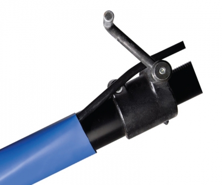 Blue studio key wrap in use  Blue studio key wrap in use