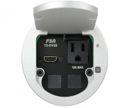 FSR t3-dv2s-1b-aluminum 3.5 inch table box round FSR t3-dv2s-1b-aluminum 3.5 inch table box round