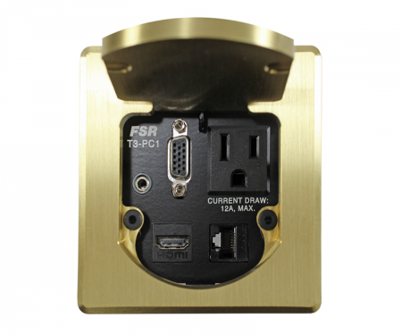 FSR t3-pc-1d table boxes square brass