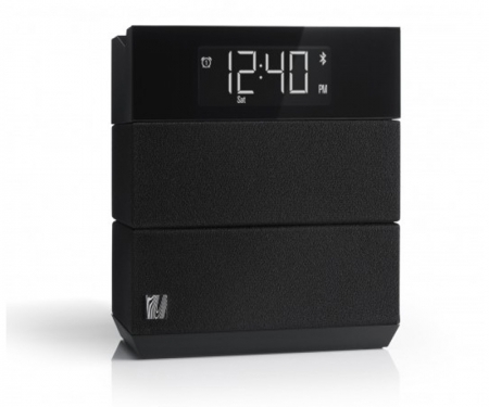 Black sound rise hotel alarm clock, ta-08h-bk
