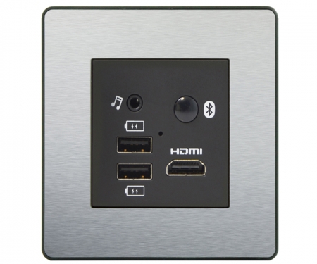 White mediahub UHD in surface power & data grommet, TA-3360-wh White mediahub UHD in surface power & data grommet, TA-3360-wh