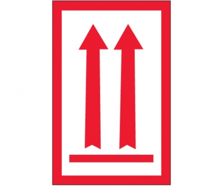 This Side Up Arrow Red 1930 This Side Up Arrow Red 1930