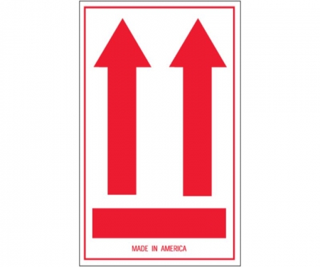 This Side Up Arrow Red 832 This Side Up Arrow Red 832