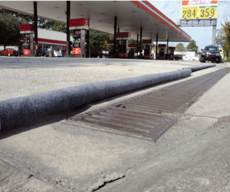 installed trench-filter-boom installed trench-filter-boom