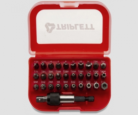 Triplett Security Bit Kit Professional 32 Pieces Tsbk 001