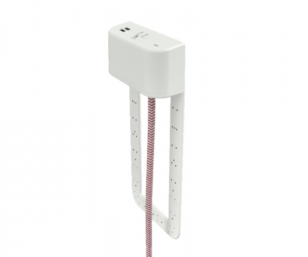Tully in furniture charging hub 9 inch tail fog plastic with chevron berry and fog cord Tully in furniture charging hub 9 inch tail fog plastic with chevron berry and fog cord