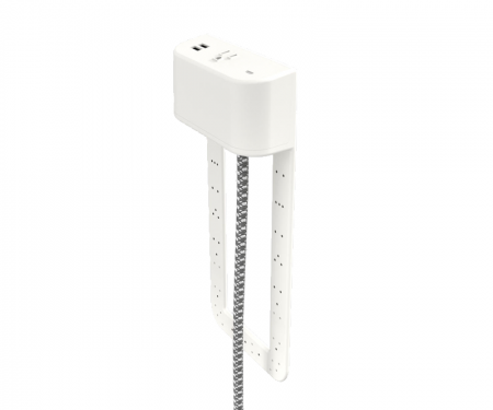 Tully in furniture charging hub 9 inch tail fog plastic with zigzag fog and white cord Tully in furniture charging hub 9 inch tail fog plastic with zigzag fog and white cord