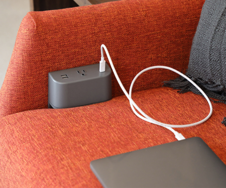 Tully in furniture charging hub tail example usage sofa Tully in furniture charging hub tail example usage sofa