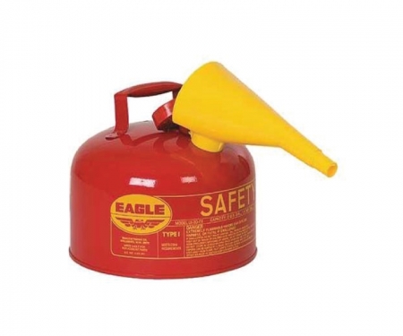 Eagle Yellow Poly Gas Can Safety Funnel Spout For Metal Type Safety Cans 10" NEW 