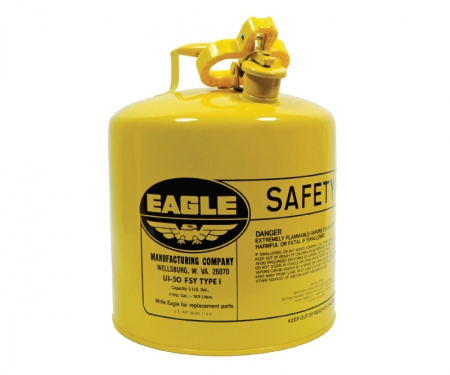 ui-50-sy eagle safety can type 1 diesel can 5 gallon yellow ui-50-sy eagle safety can type 1 diesel can 5 gallon yellow