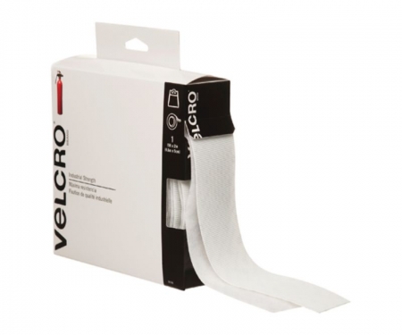Velcro Brand VEL210 Tape,Industrial Strength Combo Packs,1 x 50Ft.,White