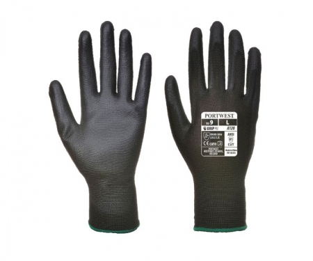 Vending Pu Palm Gloves Black Vending Pu Palm Gloves Black