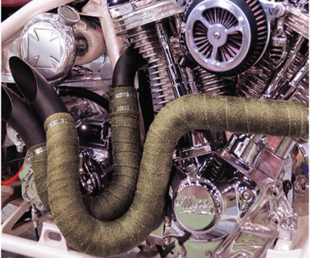 Volcano wrap in use in high temperature environment Volcano wrap in use in high temperature environment