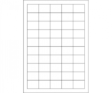 Removable Rectangle Laser Labels