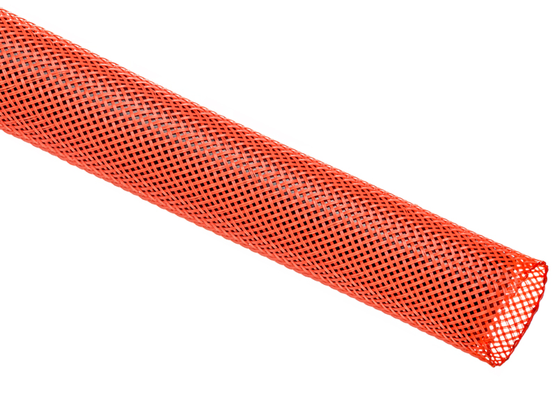 BLACK 13mm PET Expandable Braided Sleeving 50FT NEW Flexco ½” 
