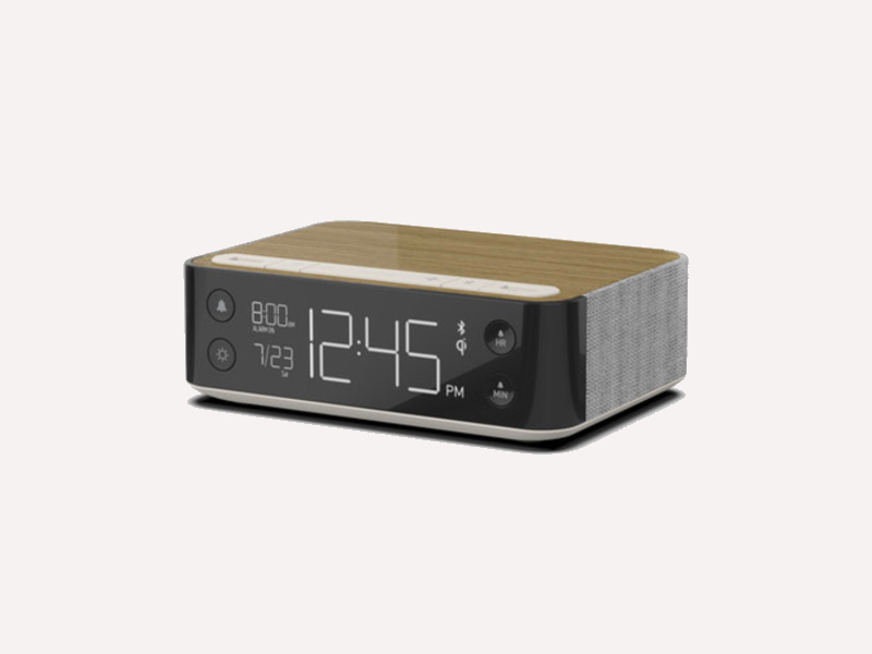 NonStop™ Station A Alarm Clock with Wireless Charging, Bluetooth