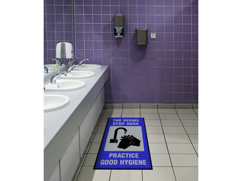Notrax Germs Stop Here Bathroom Entry Mats 194GS Series